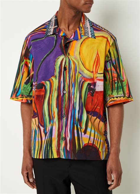 givenchy oversized shirt|givenchy hawaiian shirts.